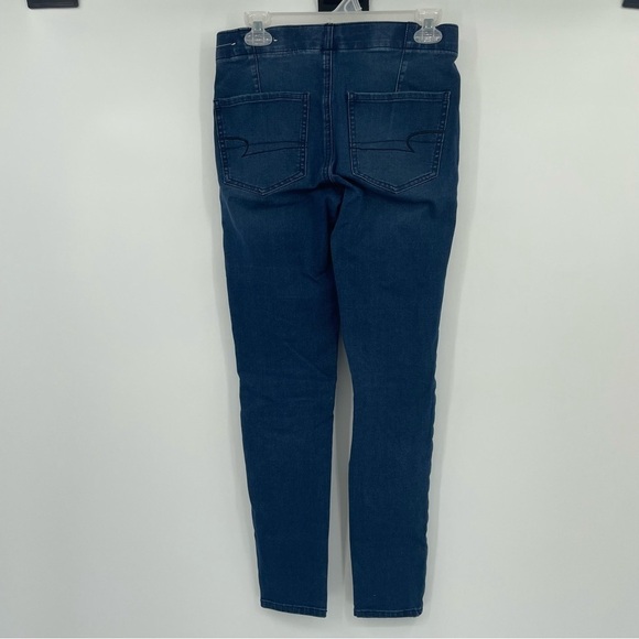 American Eagle Jeans Lace Up Front closure 360 Next level stretch Skinny Pull o - Picture 4 of 10